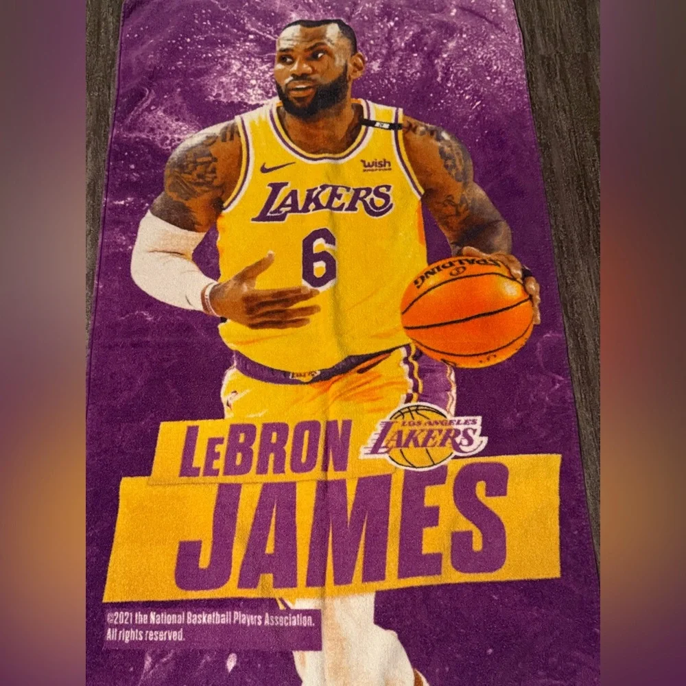 NBA LeBron James beach towel